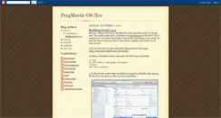 Desktop Screenshot of pragmactic-osxer.blogspot.com