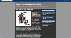 Desktop Screenshot of bodysolidhomegymreviews.blogspot.com