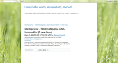 Desktop Screenshot of haszonallat.blogspot.com