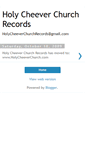 Mobile Screenshot of holycheeverchurchrecords.blogspot.com