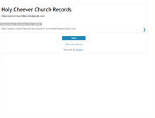 Tablet Screenshot of holycheeverchurchrecords.blogspot.com