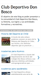 Mobile Screenshot of clubdeportivodonbosco.blogspot.com