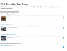 Tablet Screenshot of clubdeportivodonbosco.blogspot.com