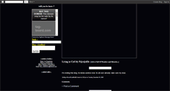 Desktop Screenshot of livingincloudyparadise.blogspot.com