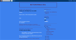 Desktop Screenshot of betonormacida.blogspot.com