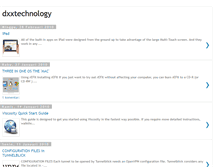 Tablet Screenshot of dxxtechno.blogspot.com