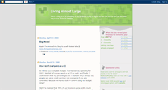 Desktop Screenshot of livingalmostlarge.blogspot.com