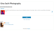 Tablet Screenshot of ginasachiphotography.blogspot.com