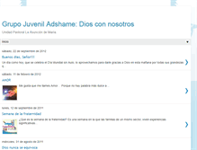 Tablet Screenshot of grupojuveniladshameasunciondemaria.blogspot.com