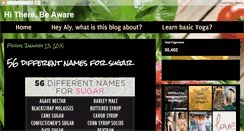 Desktop Screenshot of hitherebeaware.blogspot.com