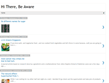 Tablet Screenshot of hitherebeaware.blogspot.com