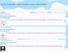 Tablet Screenshot of jooleysbooks.blogspot.com