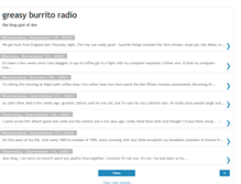 Tablet Screenshot of greasyburritoradio.blogspot.com