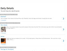 Tablet Screenshot of dailydetails-frances.blogspot.com