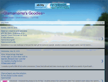 Tablet Screenshot of glamamamasgoodies.blogspot.com