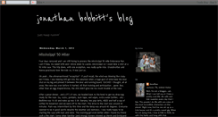 Desktop Screenshot of jonathanbobbitt.blogspot.com