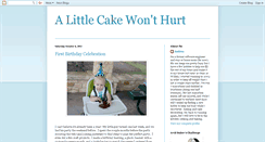 Desktop Screenshot of alittlecakewonthurt.blogspot.com