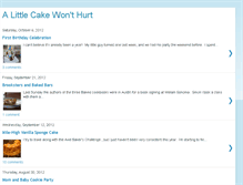 Tablet Screenshot of alittlecakewonthurt.blogspot.com