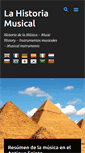 Mobile Screenshot of la-historia-musical.blogspot.com
