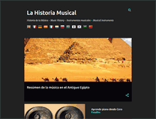 Tablet Screenshot of la-historia-musical.blogspot.com