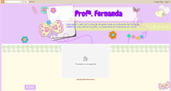 Desktop Screenshot of profa-fernanda.blogspot.com