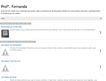 Tablet Screenshot of profa-fernanda.blogspot.com