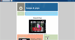Desktop Screenshot of hoopandyoyolover.blogspot.com