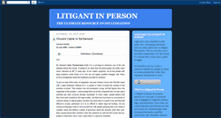 Desktop Screenshot of litigant.blogspot.com