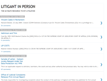 Tablet Screenshot of litigant.blogspot.com