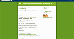 Desktop Screenshot of msthomasblock2.blogspot.com