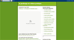 Desktop Screenshot of jardinage-videopratique.blogspot.com
