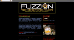 Desktop Screenshot of fuzzionproducciones.blogspot.com