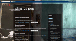 Desktop Screenshot of physicspop.blogspot.com