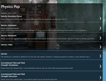 Tablet Screenshot of physicspop.blogspot.com
