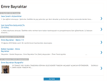 Tablet Screenshot of emre-bayraktar.blogspot.com