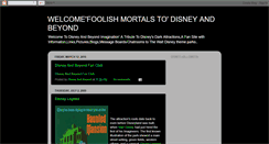 Desktop Screenshot of disney-and-beyond.blogspot.com