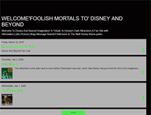 Tablet Screenshot of disney-and-beyond.blogspot.com