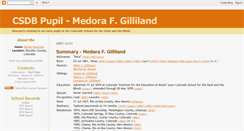 Desktop Screenshot of csdb-gilliland.blogspot.com