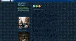 Desktop Screenshot of newyorkperhaps.blogspot.com