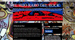 Desktop Screenshot of elhijodelrock.blogspot.com