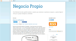 Desktop Screenshot of elnegociopropio.blogspot.com