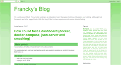Desktop Screenshot of franckyarch.blogspot.com