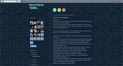 Desktop Screenshot of muratdeniztemel.blogspot.com