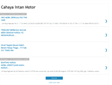 Tablet Screenshot of cahayaintanmotor.blogspot.com