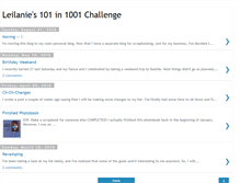 Tablet Screenshot of leilanie101challenge.blogspot.com