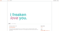 Desktop Screenshot of ifly-ifreakenloveyou.blogspot.com