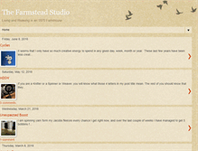 Tablet Screenshot of farmsteadstudio.blogspot.com