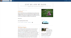 Desktop Screenshot of justmeandmyband.blogspot.com