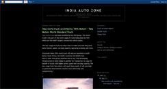 Desktop Screenshot of indiaautozone.blogspot.com