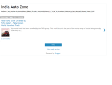 Tablet Screenshot of indiaautozone.blogspot.com